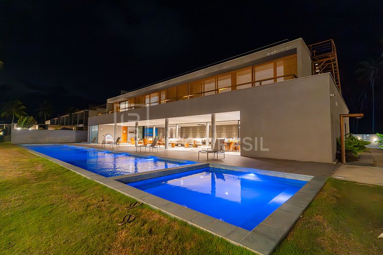 LuxoBrasil #AL04 Villa Milagres Pé na Areia Aluguel de Tempo