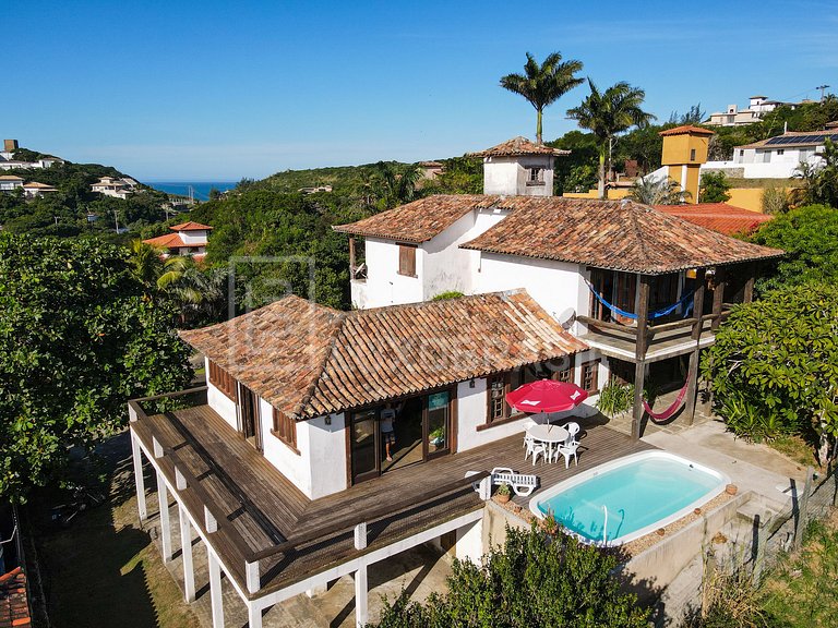 LUXOBRASIL #BZ71 Casa Panorâmica Ferradura Aluguel Temporada