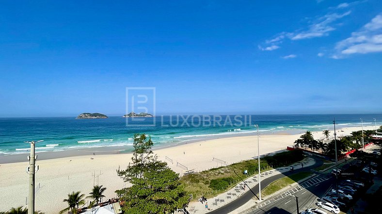 LUXOBRASIL #RJ105 Cobertura Linear 04 Suítes Frente Mar Pepê