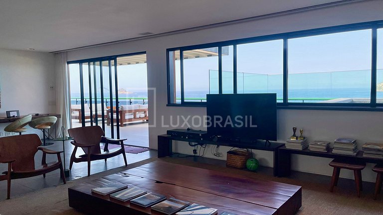 LUXOBRASIL #RJ105 Cobertura Linear 04 Suítes Frente Mar Pepê