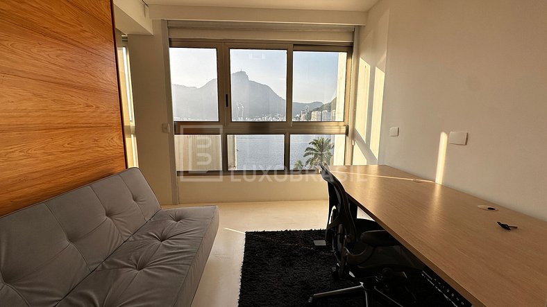 LUXOBRASIL #RJ107 Cobertura Duplex Vista Lagoa Aluguel de Te