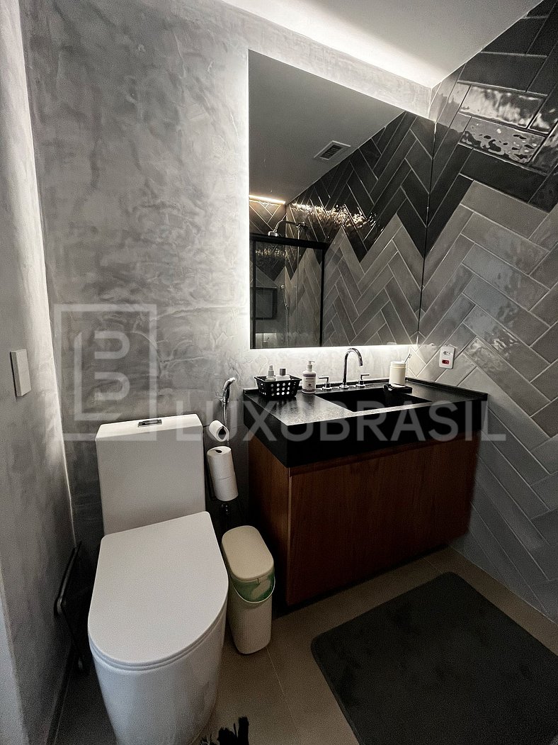 LuxoBrasil #RJ110 Apartamento Lateral Mar Pepê Aluguel de Te