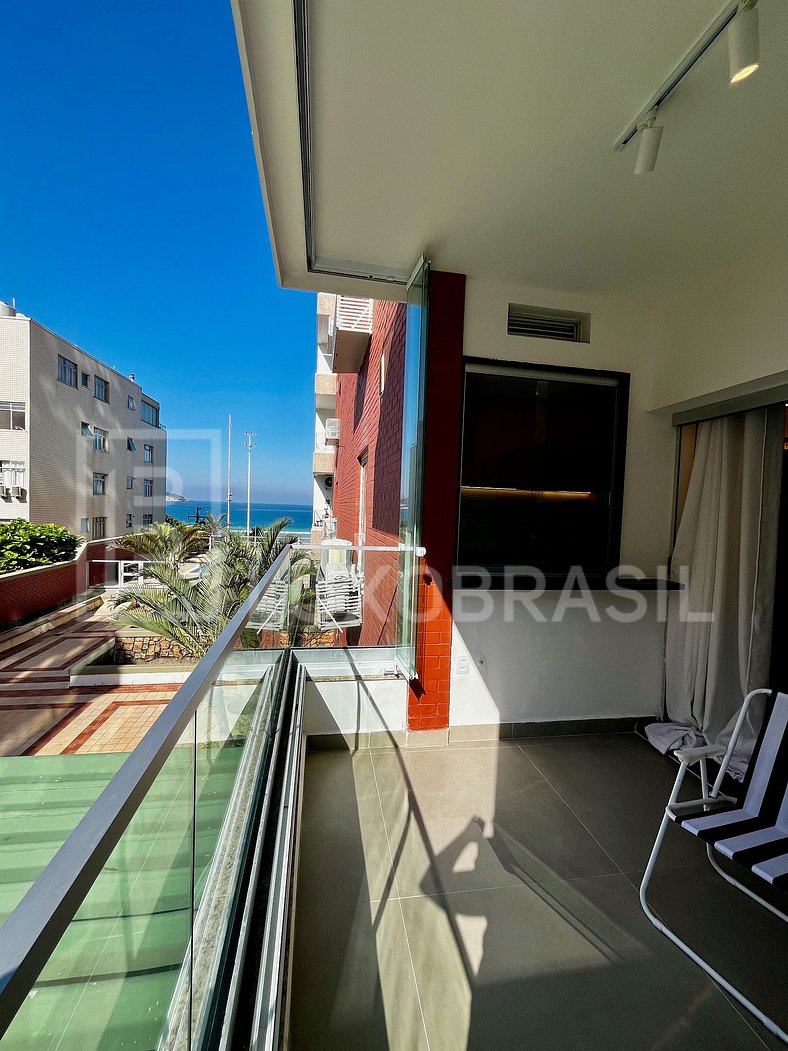 LuxoBrasil #RJ110 Apartamento Lateral Mar Pepê Aluguel de Te