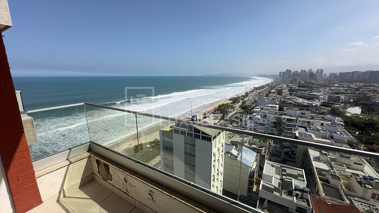 LuxoBrasil #RJ112 Flat Barra Beach Frente Mar Aluguel de Tem