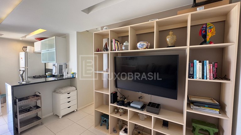 LuxoBrasil #RJ112 Flat Barra Beach Frente Mar Aluguel de Tem