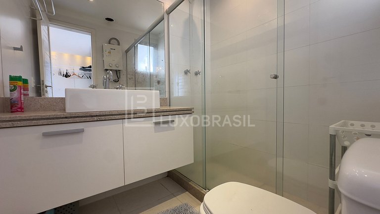 LuxoBrasil #RJ112 Flat Barra Beach Frente Mar Aluguel de Tem