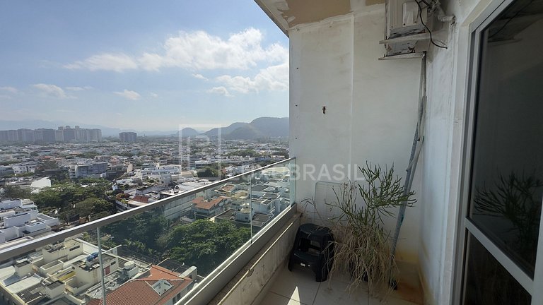 LUXOBRASIL #RJ112 Flat Barra da Tijuca Frente Mar Aluguel de