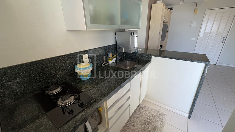 LUXOBRASIL #RJ112 Flat Barra da Tijuca Frente Mar Aluguel de