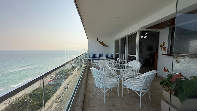 LuxoBrasil #RJ113 Apartamento frente a la playa Barra Beach