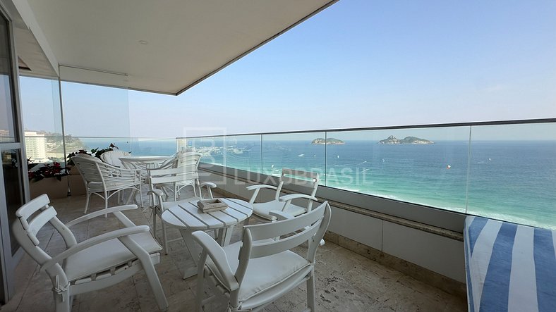 LuxoBrasil #RJ113 Apartamento frente a la playa Barra Beach