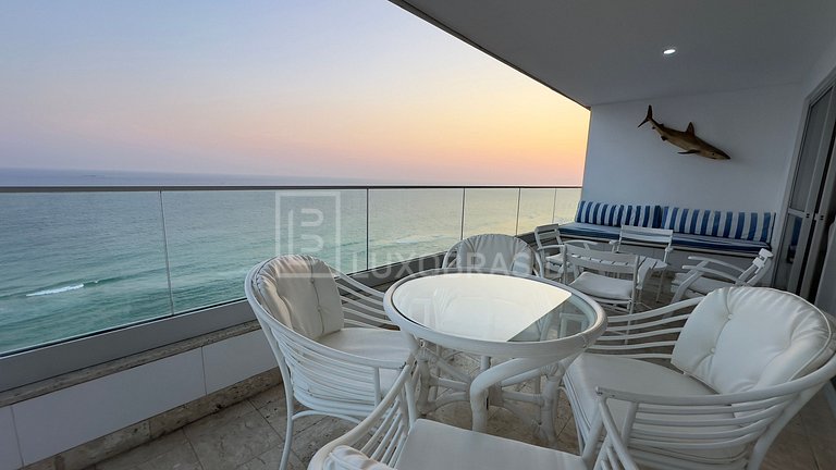 LuxoBrasil #RJ113 Apartamento frente a la playa Barra Beach