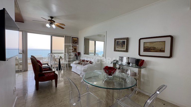 LUXOBRASIL #RJ113 Apartamento Frente Mar Barra Beach Aluguel