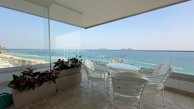 LuxoBrasil #RJ113 Beachfront Apartment Barra Beach Vacation