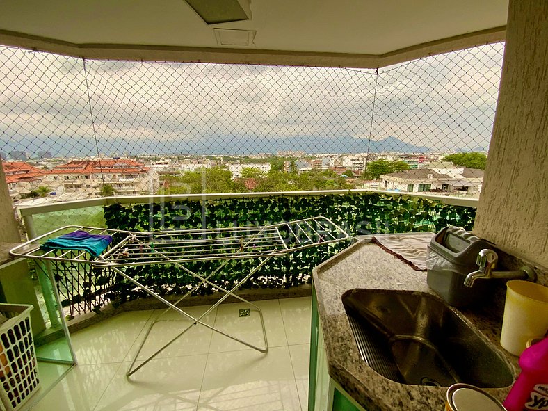 LUXOBRASIL #RJ114 Apartamento vista mar no Recreio Aluguel d