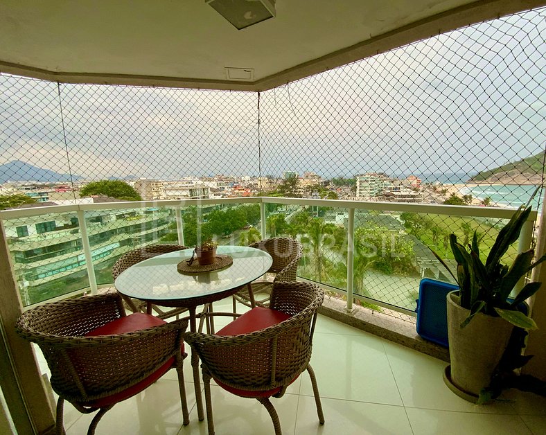 LUXOBRASIL #RJ114 Apartamento vista mar no Recreio Aluguel d