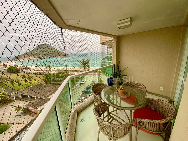 LUXOBRASIL #RJ114 Apartamento vista mar no Recreio Aluguel d