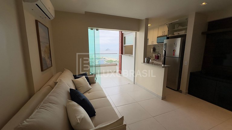 LuxoBrasil #RJ14 Flat Frente Mar Barra Beach Aluguel de Temp