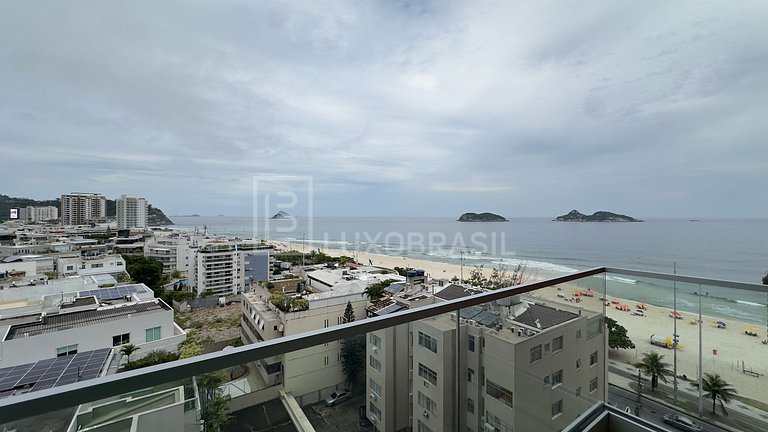 LuxoBrasil #RJ14 Flat Frente Mar Barra Beach Aluguel de Temp