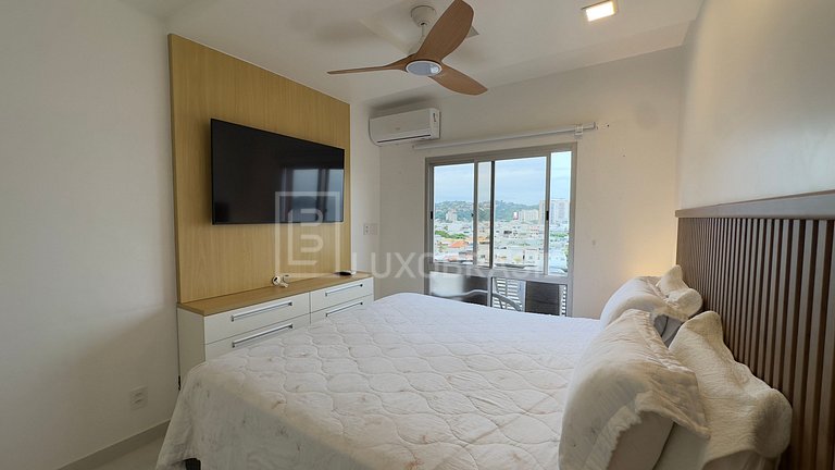 LuxoBrasil #RJ14 Flat Frente Mar Barra Beach Aluguel de Temp