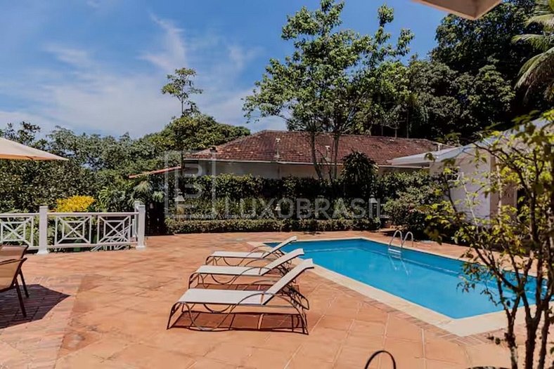 LUXOBRASIL #RJ28 Iposeira Mansion 04 Bedrooms São Conrado Ho