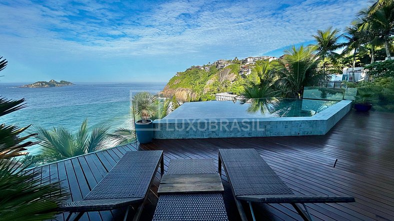 LUXOBRASIL #RJ36 Villa Joatinga 05 Suites Casa Alquiler Vaca