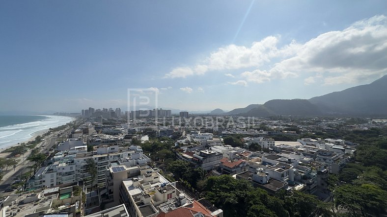 LUXOBRASIL #RJ46 Piso Barra da Tijuca Frente al Mar Alquiler