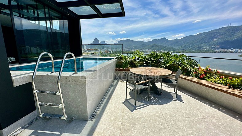 LUXOBRASIL #RJ59 Penthouse Lagoa Duplex Alquiler de Vacacion