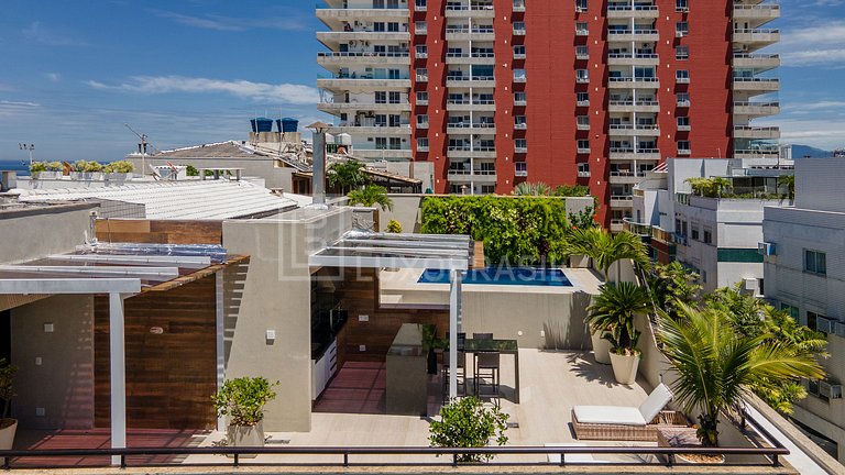 LUXOBRASIL #RJ67 Ocean Front Penthouse Avenida do Pepê Seaso