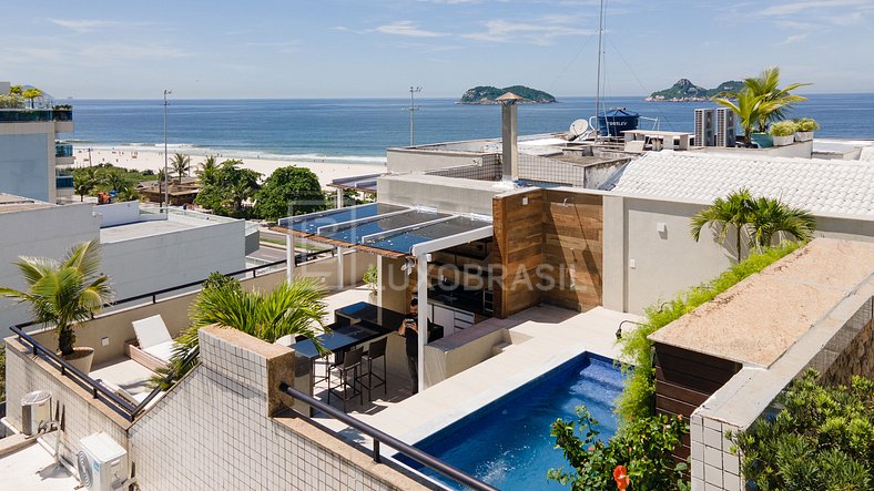 LUXOBRASIL #RJ67 Ocean Front Penthouse Avenida do Pepê Seaso