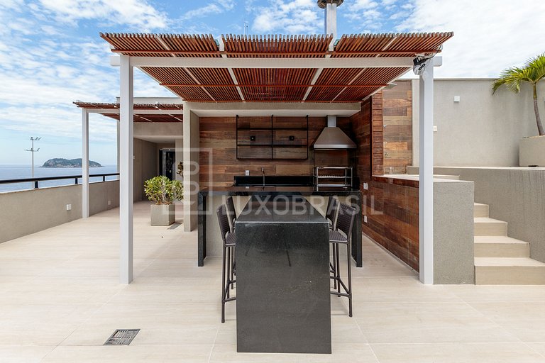 LUXOBRASIL #RJ67 Ocean Front Penthouse Avenida do Pepê Seaso