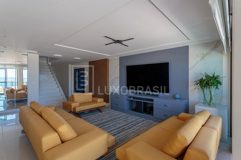 LUXOBRASIL #RJ67 Ocean Front Penthouse Avenida do Pepê Seaso