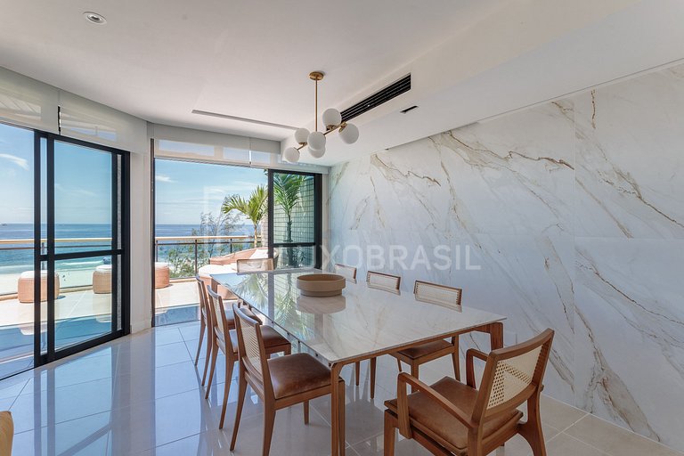 LUXOBRASIL #RJ67 Ocean Front Penthouse Avenida do Pepê Seaso