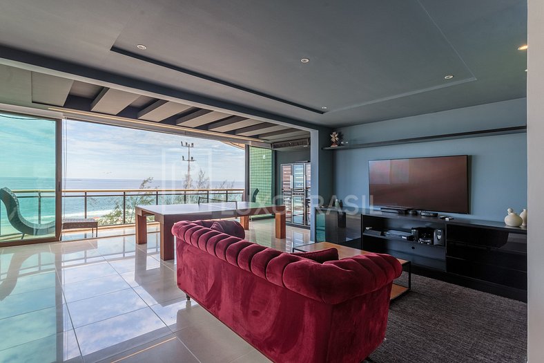 LUXOBRASIL #RJ67 Ocean Front Penthouse Avenida do Pepê Seaso