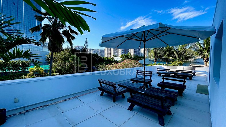 LUXOBRASIL #RJ70 Mansão Jardim Oceânico 08 Suítes Barra Alug