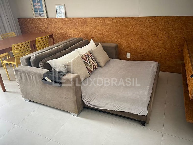 LuxoBrasil #RJ78 Flat Barra Beach Vista Mar Aluguel de Tempo