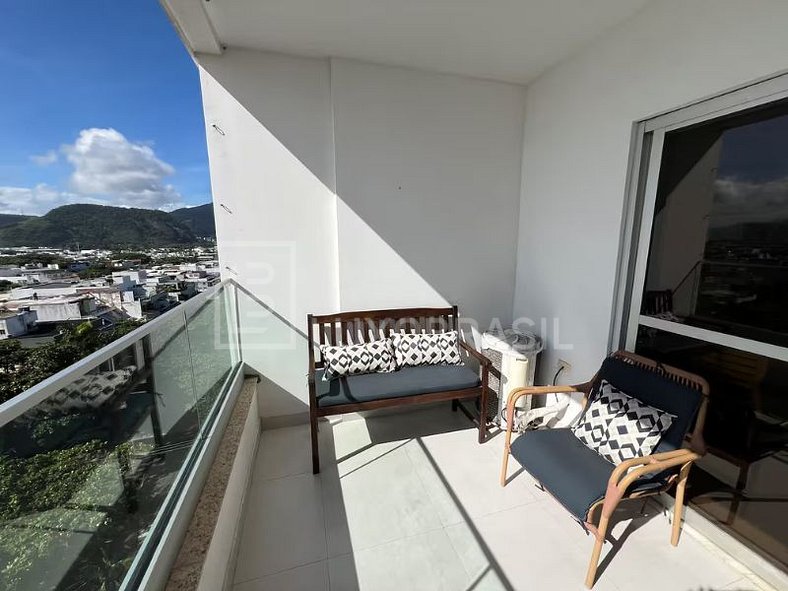 LuxoBrasil #RJ78 Flat Barra Beach Vista Mar Aluguel de Tempo