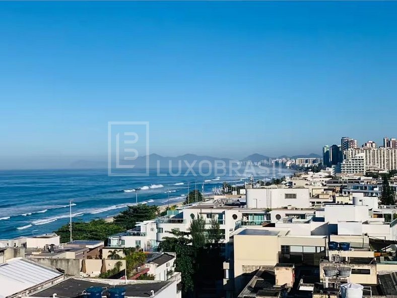 LuxoBrasil #RJ78 Flat Barra Beach Vista Mar Aluguel de Tempo