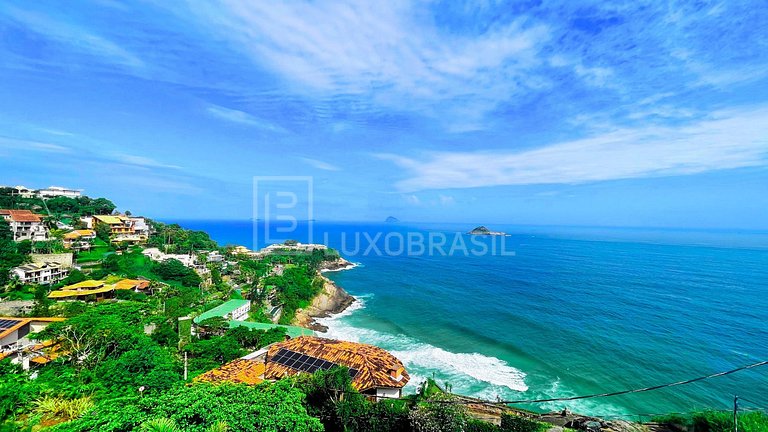 LUXOBRASIL #RJ80 Casa Moderna en Joá con Vista al Mar es el