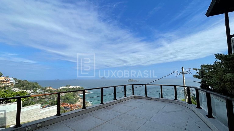 LUXOBRASIL #RJ80 Casa Moderna en Joá con Vista al Mar es el