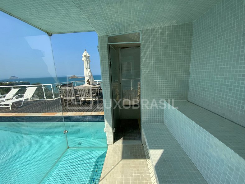 LUXOBRASIL #RJ849 Mansion in Joá 04 Suites House Season Rent