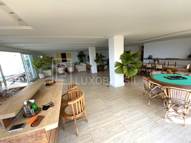 LUXOBRASIL #RJ849 Mansion in Joá 04 Suites House Season Rent