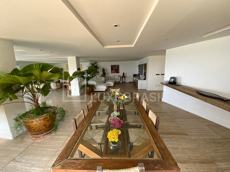 LUXOBRASIL #RJ849 Mansion in Joá 04 Suites House Season Rent